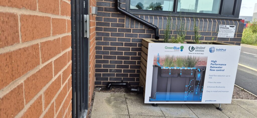 SuDSPod Installation at United Utilities Headquarters